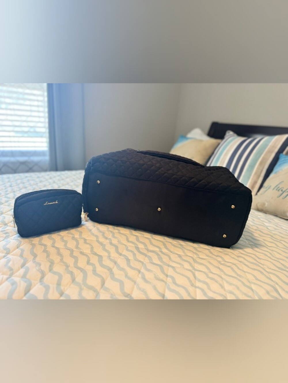 LOVEVOOK Travel Duffle Bag, Weekender Bag, Gym Duffel Bag, Carry On - Picture 6 of 12